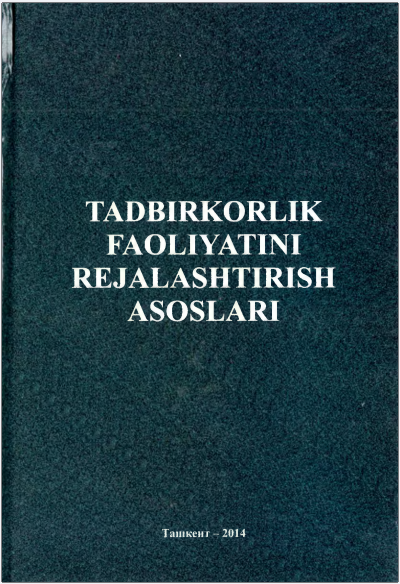Tadbirkorlik faoliyatini rejalashtirish asoslari