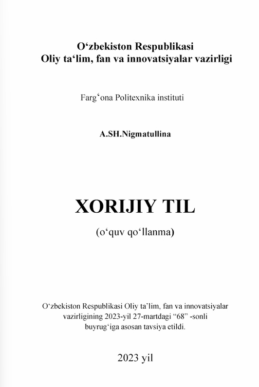 Xorijiy til