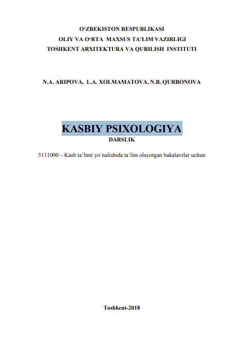 Kasbiy psixologiya