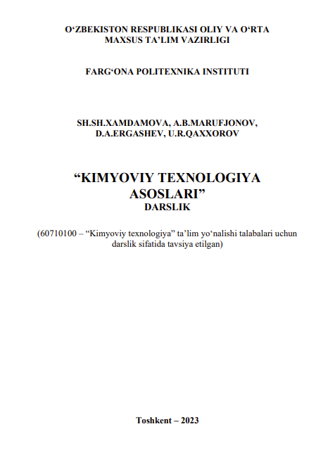 Kimyoviy texnologiya asoslari