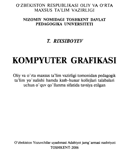 Kompyuter grafikasi