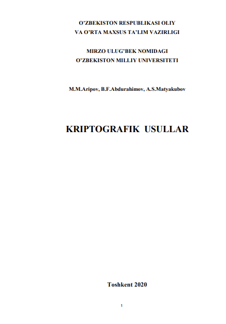 Kriptografik usullar