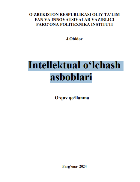 Intellektual o‘lchash asboblari