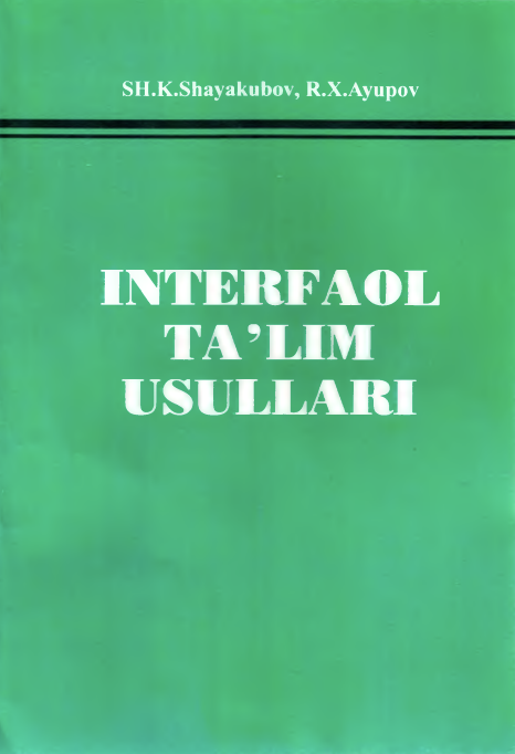 Interfaol ta'lim usullari
