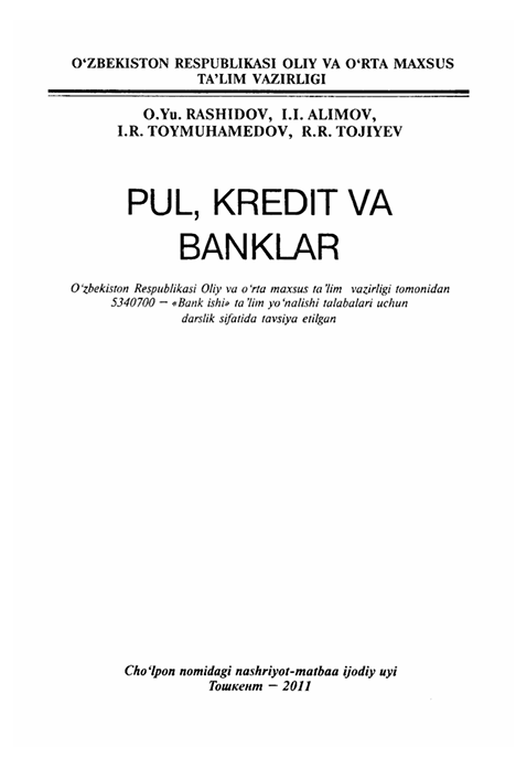 Pul, kredit va banklar