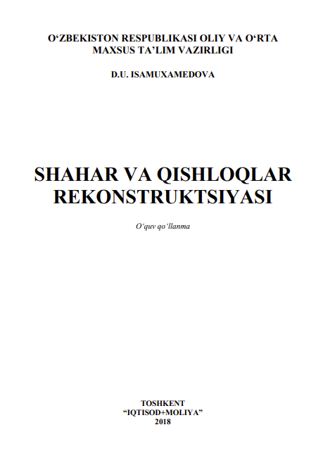 SHAHAR VA QISHLOQLAR REKONSTRUKTSIYASI