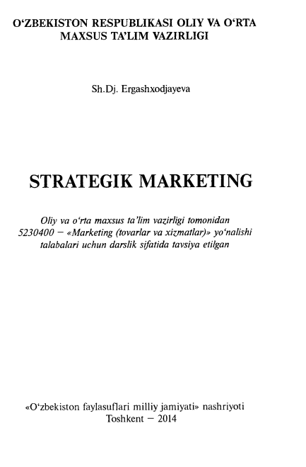 Strategik marketing