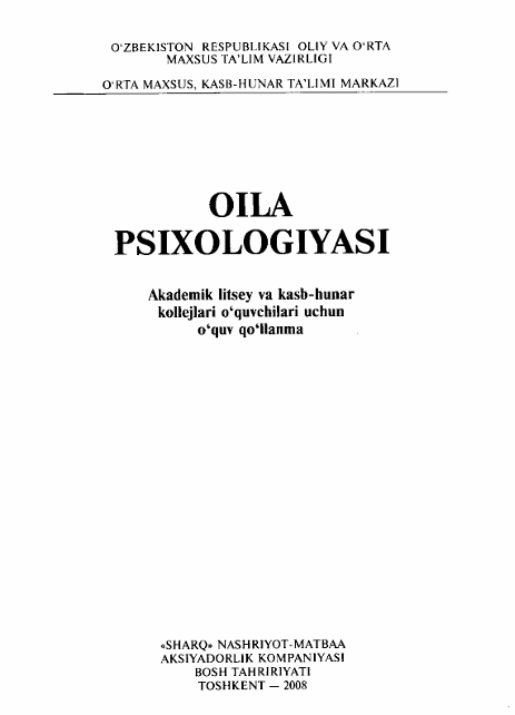 Oila psixologiyasi