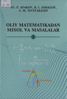 Oliy matematikadan misol va masalalar