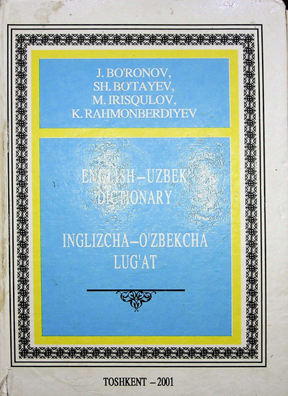 Inglizcha-o'zbekcha lug'at