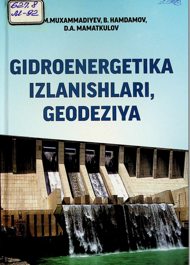Gidroenergetika izlanishlari ,geodeziya