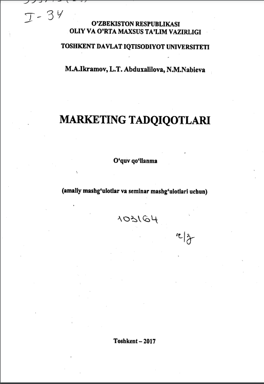Marketing tadqiqotlari