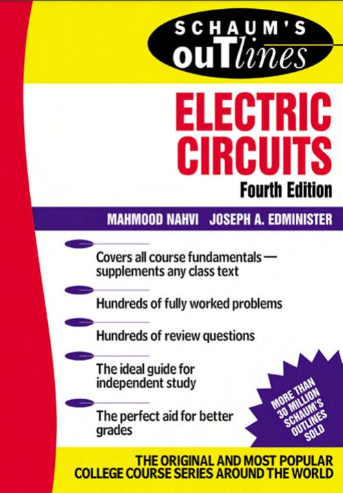 Theory and Problems of electric circuits.