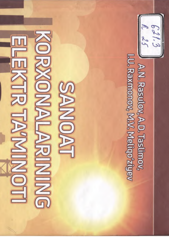 Sanoat korxonalarining elektr ta'minoti