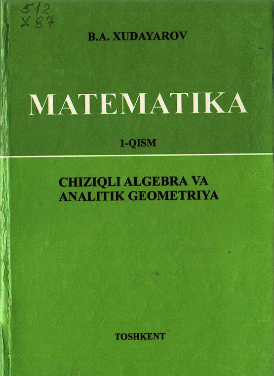Matematika 1-qism