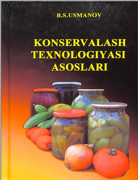 Konservalash texnologiyasi asoslari