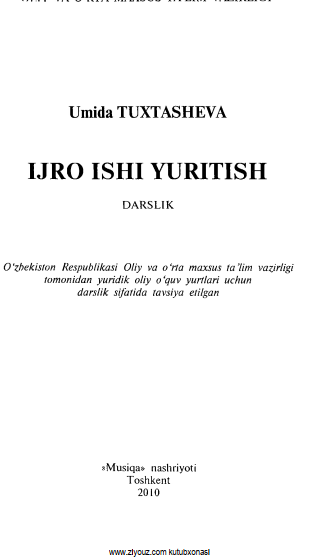 Ijro ishi yuritish