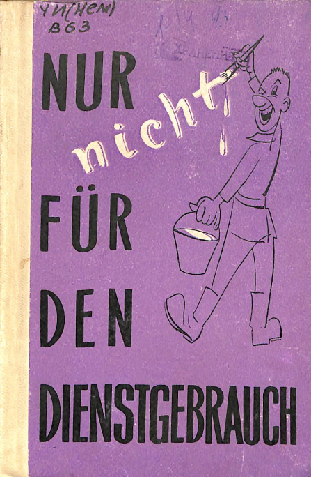 Nur fur den dienstgebrauch