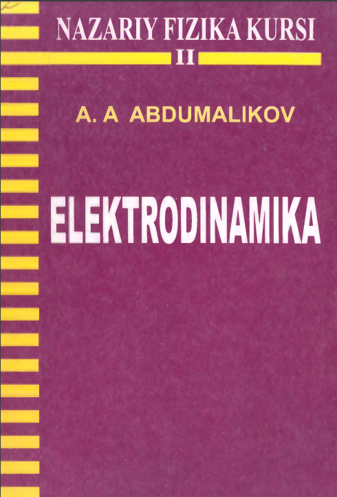 Nazariy fizika kursi Elektrodianamika