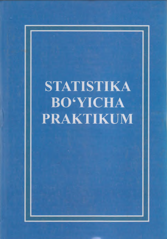 Statistika bo'yicha praktikum