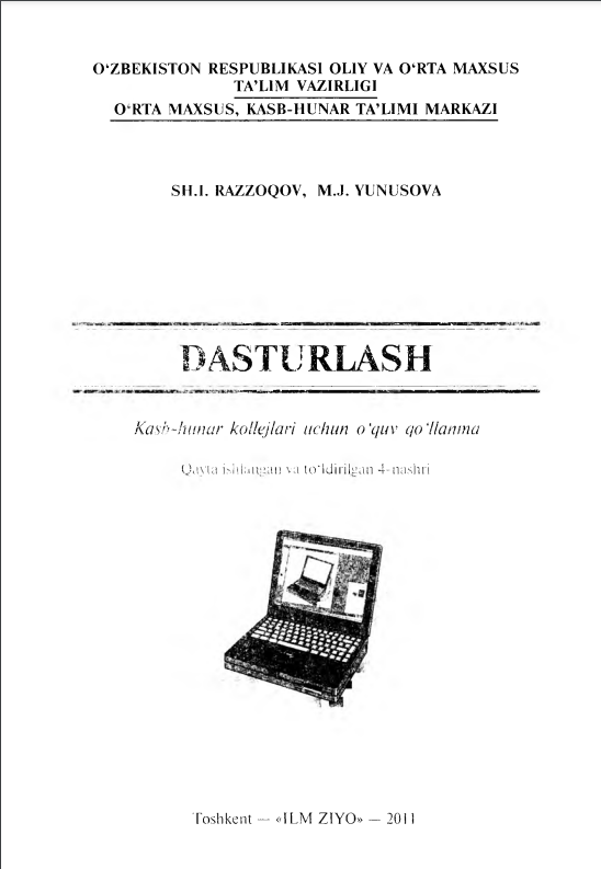 Dasturlash.
