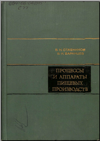 Процессы и аппараты пищевых производств