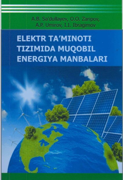 Elektr ta'minoti tizimida muqobil energiya manbalari
