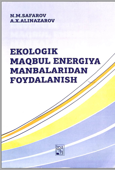 Ekologik maqbul energiya manbalaridan foydalanish