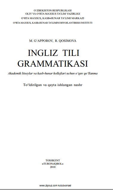 Ingliz tili grammatikasi