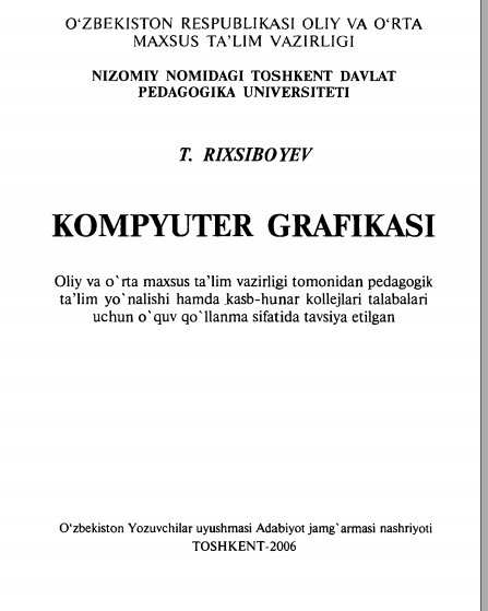 Kompyuter grafikasi