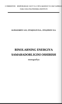 Binolarning energiya samaradorligini oshirish
