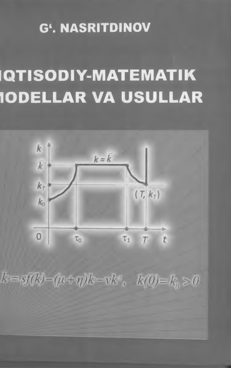 Iqtisodiy-matematik modellar va usullar