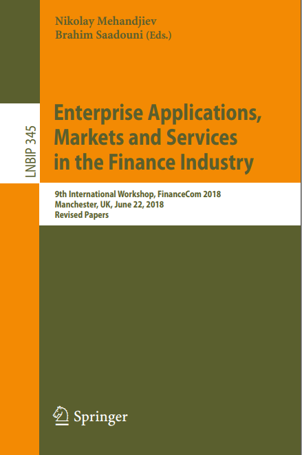 Enterprise applications, Markets and services in the finance industry