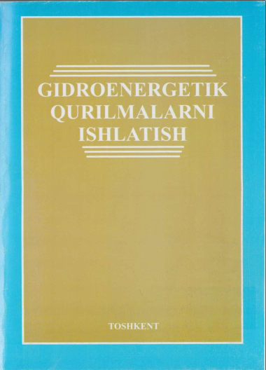Gidroenergetik qurilmalarni ishlatish