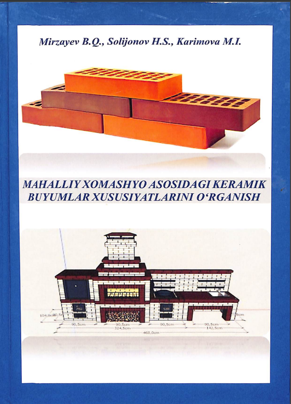 Mahalliy xomashyo asosidagi keramik buyumlar xususiyatlarni o`rganish