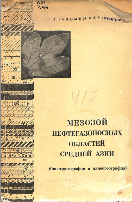 Мезовой нефтегазоносных областей средней азии