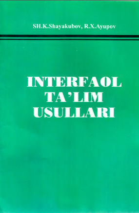 Interfaol ta'lim usullari