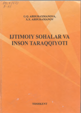 Ijtimoiy sohalar va inson iaraqqiyoti