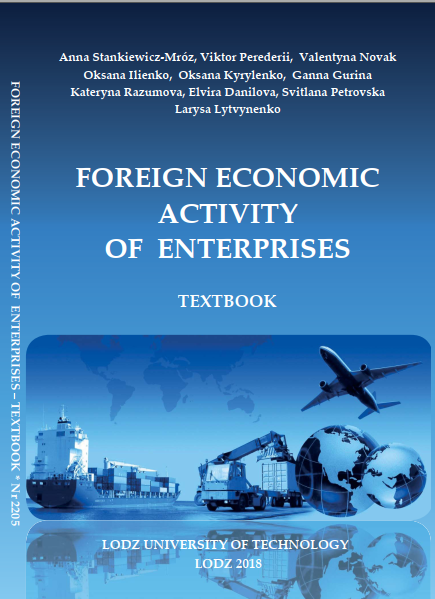 Foreign economic activity of enterprises