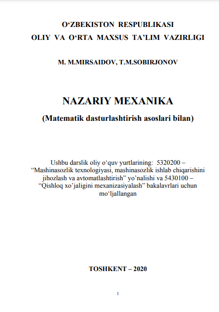 Nazariy mexanika