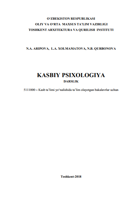 Kasbiy psixologiya