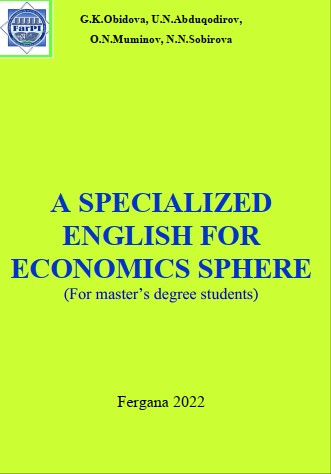 A specialized english for economics sphere