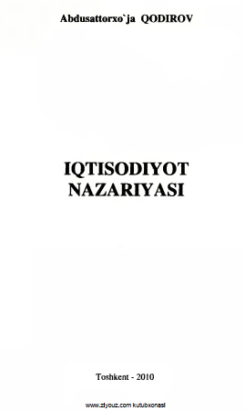 Iqtisodiy nazariyasi