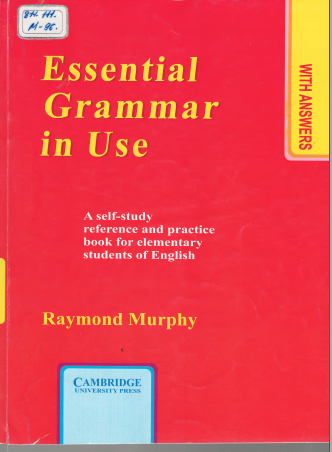 Essentiol grammar in use a self study