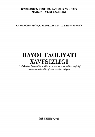 Hayotiy faoliyat xavfsizligi