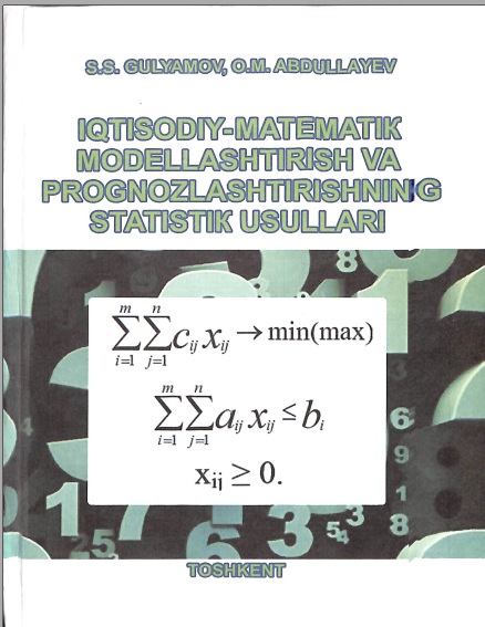 Iqtisodiy-matematik modellashtirish va prognozlashtirishning statistik usullari