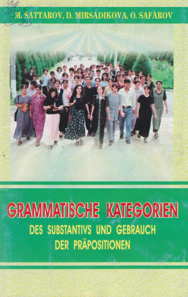 Grammatische kategorien des substantivs und gebrauch der praporositionen