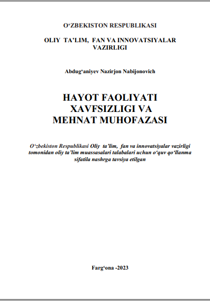 Hayot faoliyati xavfsizligi va mehnat muhofazasi