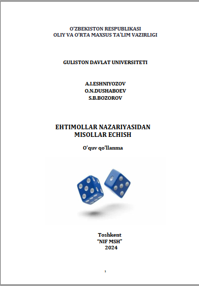 Ehtimollar nazariyasidan misollar yechish