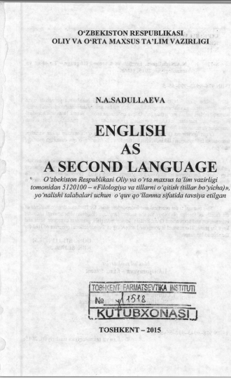 English as a second language